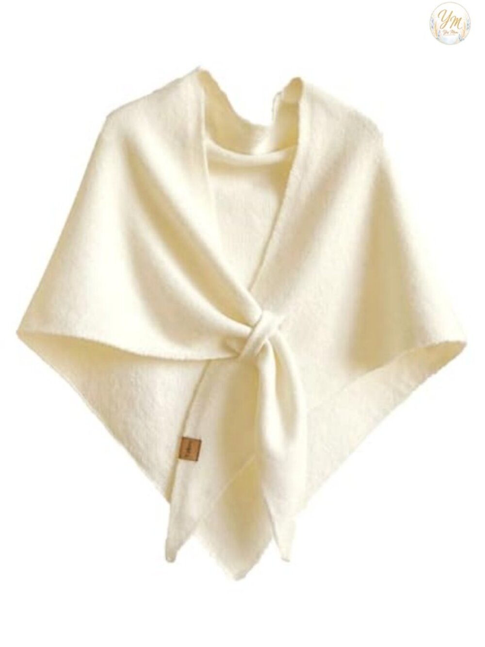 Women Fleece Poncho Shawl Wrap Scarf 100% Polyester Knit